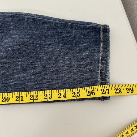 Judy Blue Jeans Womens 28 Blue Straight Slim Fit Distressed Stretch - Picture 14 of 15